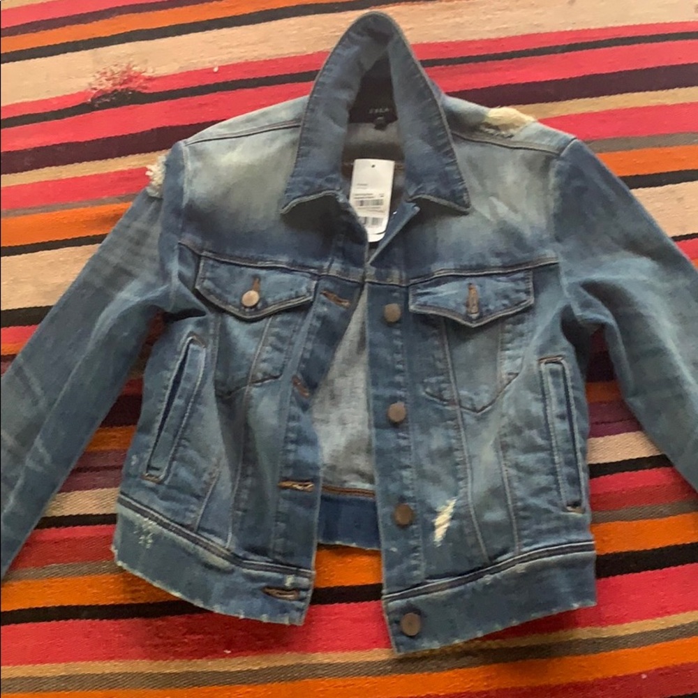 J brand distressed denim jackets ‘FICTION” XS